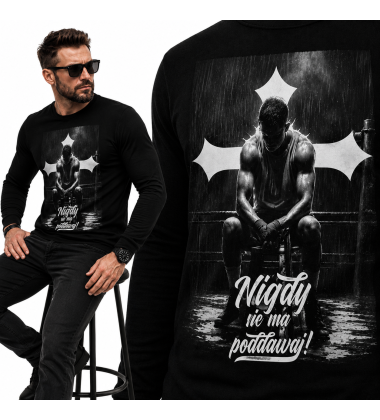 LONGSLEEVE Chrześcijański   Nigdy się nie poddawaj